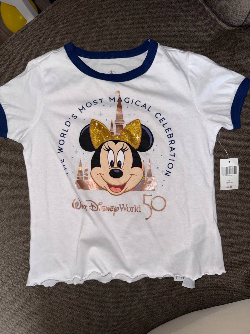 Disney Parks Walt Disney World 50th Anniversary‎ Girls shirt medium